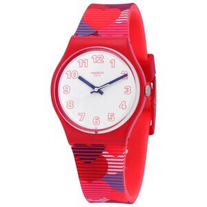 FX03907B NWT Swatch Fashion Ladies Quartz Plastic Authentic Watch